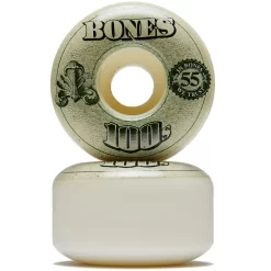 Bones Skateboard Wheels: 100’s OG Formula – 100A 54MM