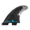 FCS Ll Performer PC Carbon- Teal/Black Thruster Fins (S, M, L)