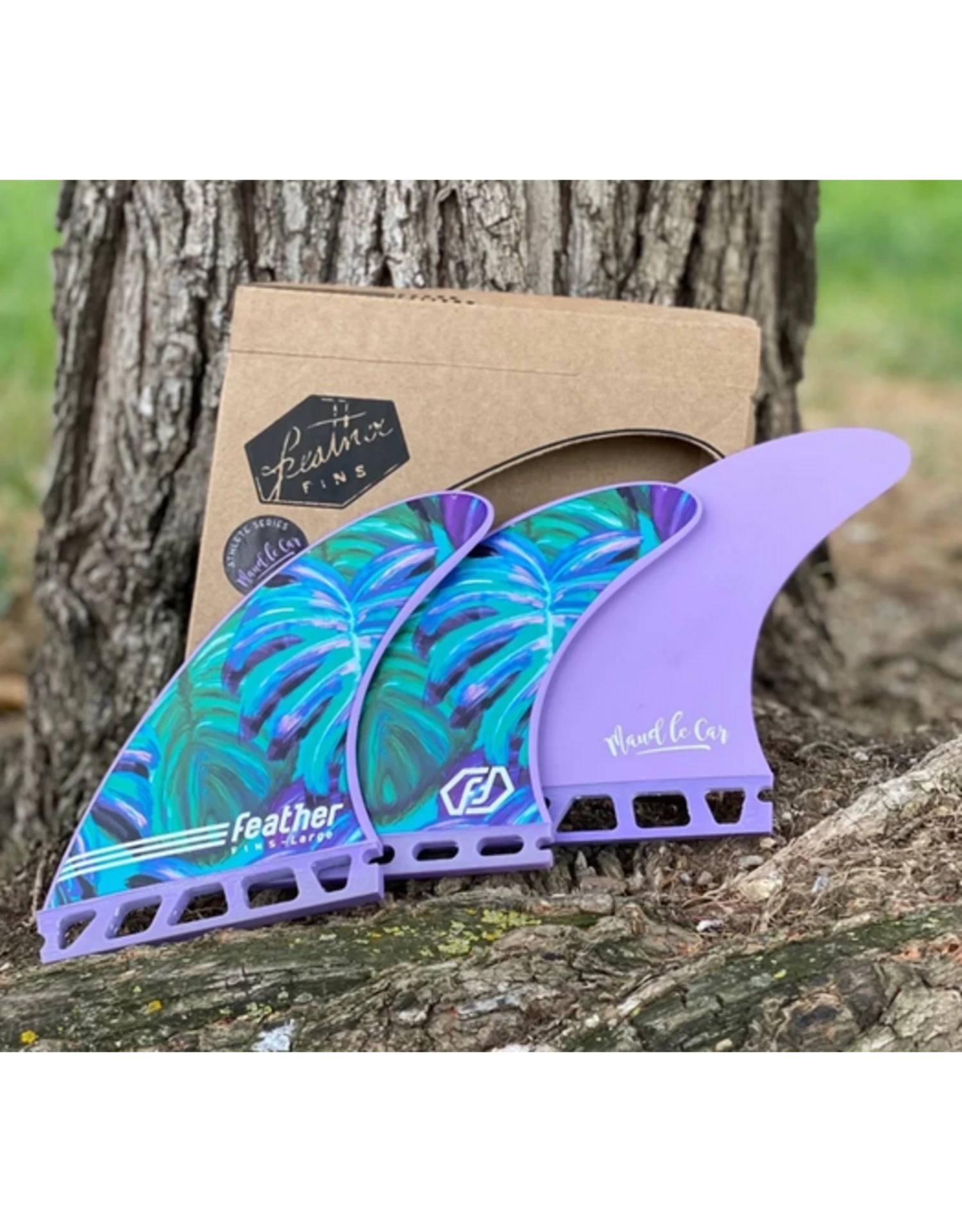 Feather Fins – Single Tab – Athlete Series – Maud Le Car – Medium 2 Feather Fins – Single Tab – Athlete Series – Maud Le Car – Medium - Image 2