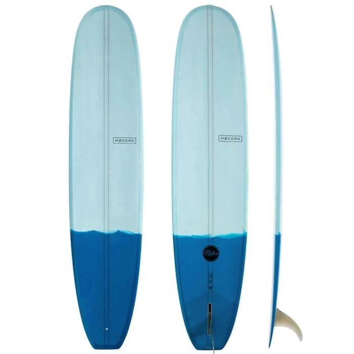 Modern Retro Longboard 9’6 – Two Tone Blue 1 Modern Retro Longboard 9’6 – Two Tone Blue