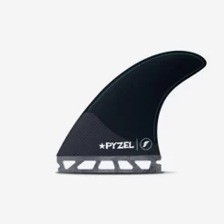 FUTURES FINS – THRUSTER – PYZEL – RTM Hex – MEDIUM – LARGE – BLACK