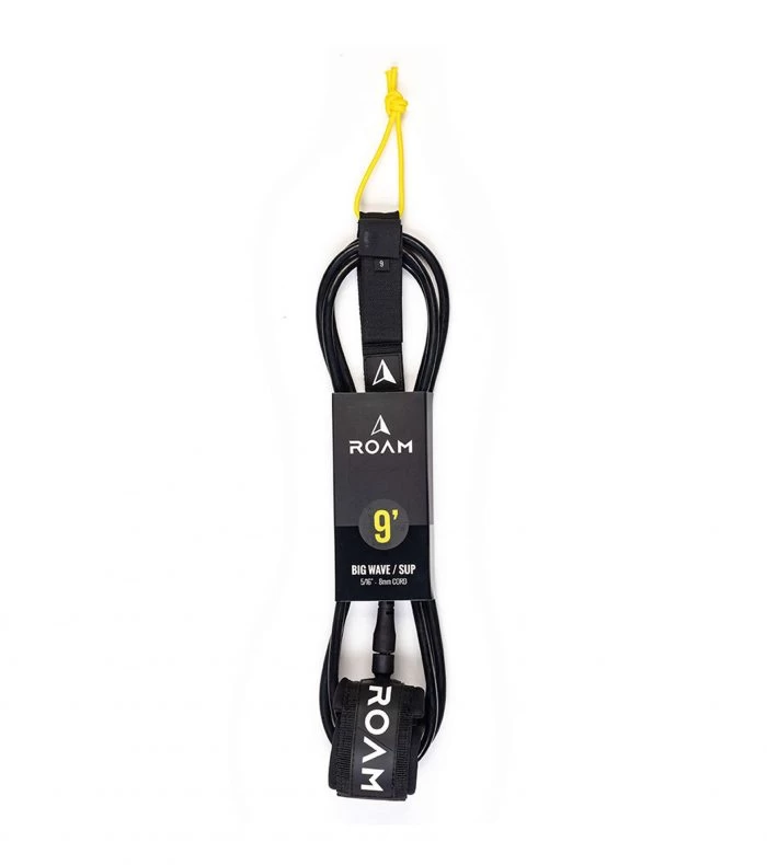 ROAM – Big Wave And SUP – Leash Black (8mm) 8″ / 9″ / 10″ 2 ROAM – Big Wave And SUP – Leash Black (8mm) 8″ / 9″ / 10″ - Image 2