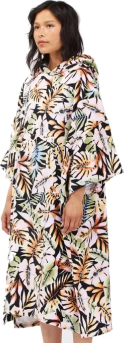 Billabong – Hooded Towel – Surf Poncho – Paradise Black 5 Billabong – Hooded Towel – Surf Poncho – Paradise Black -Surf Series Store surf poncho billabong flowers
