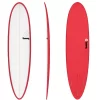 Torq Surfboard Mod Fun 7’6 Red White Deck
