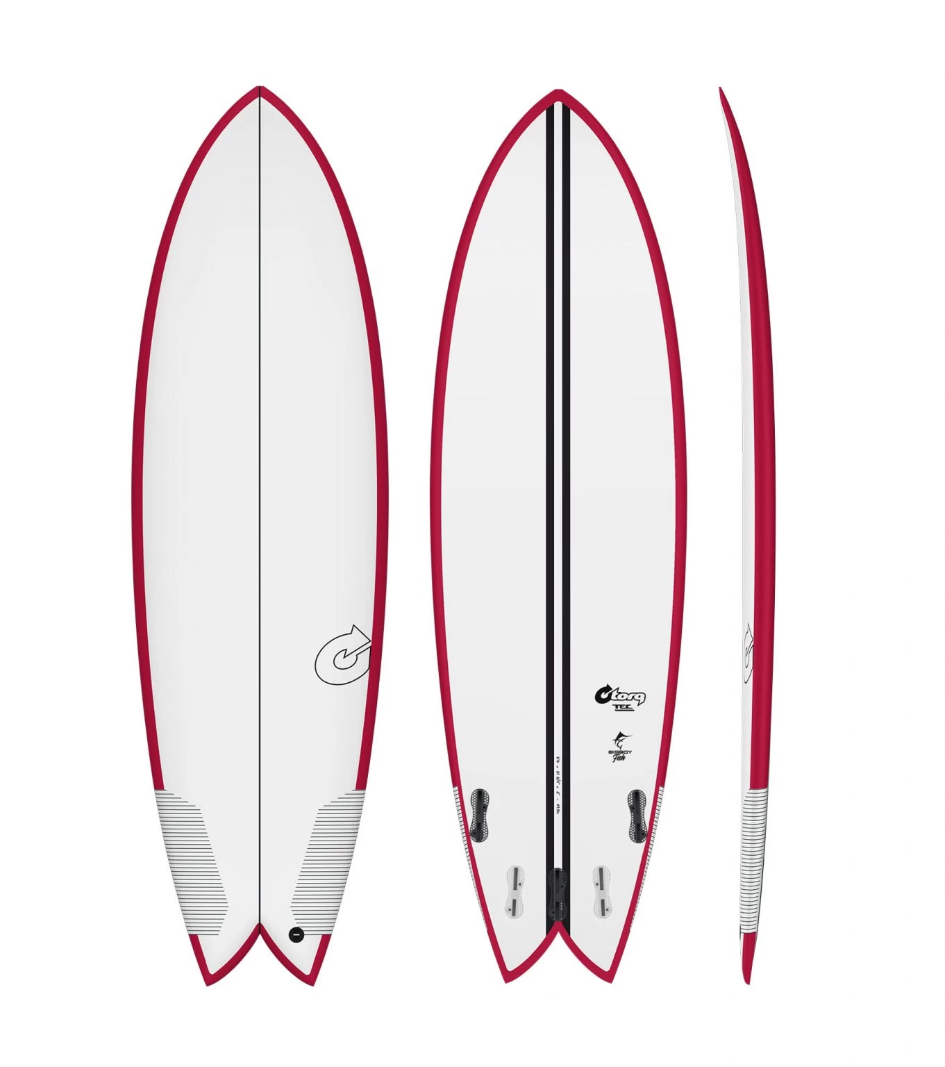 Torq BigBoy Fish TEC – FCS II – 5 Fin – Berry Rail – 6’6 / 6’10 / 7’2
