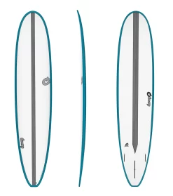Torq Longboard 9’0 TET – Carbon Strip – Teal Rail