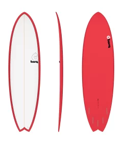 Torq TET – Mod Fish 6’10 – Red + White Deck