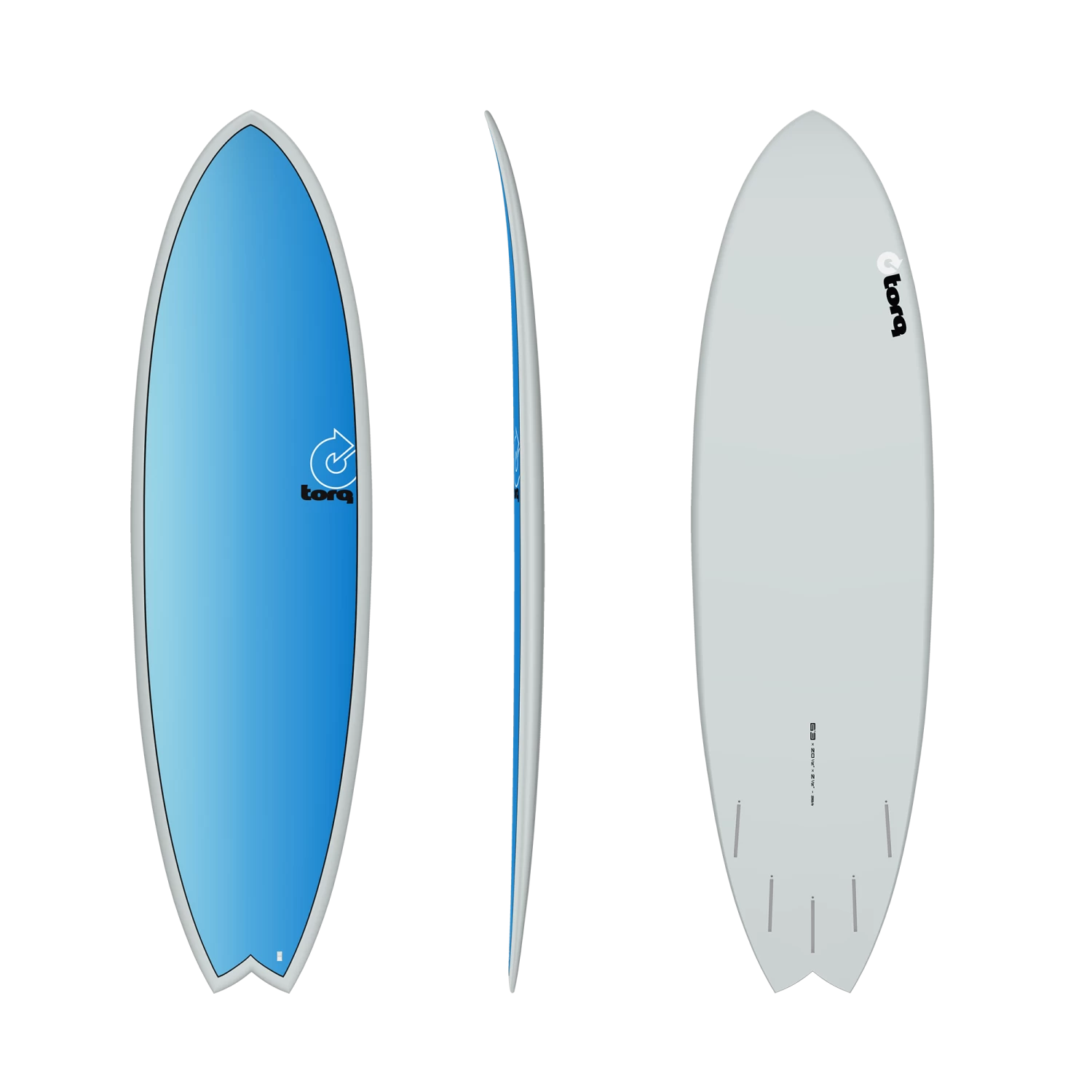 Torq TET Mod Fish – 6’3 – Blue – Gray Fade 1 Torq TET Mod Fish – 6’3 – Blue – Gray Fade