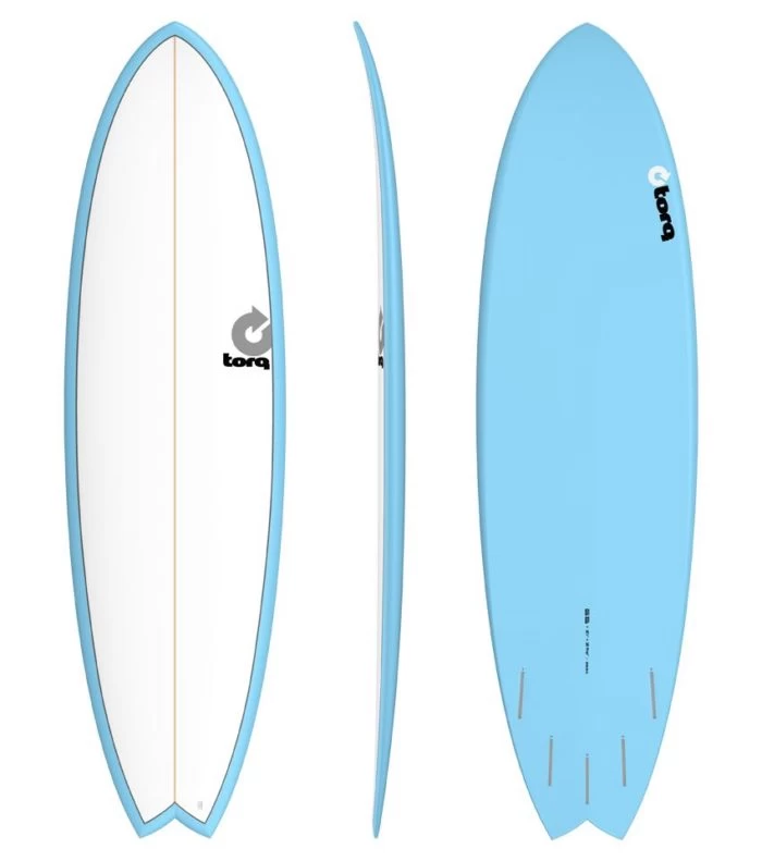 Torq Tet Mod Fish – 6’6 Blue White Deck