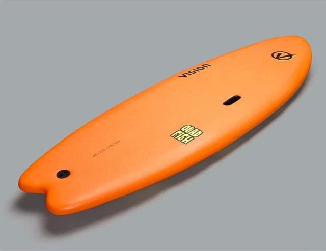 Vision Quad Fish 6’0 – Orange 1 Vision Quad Fish 6’0 – Orange