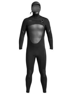 Xcel Axis X – X2 Chest Zip – 5/4mm Hooded Wetsuit – Black – S & M Only